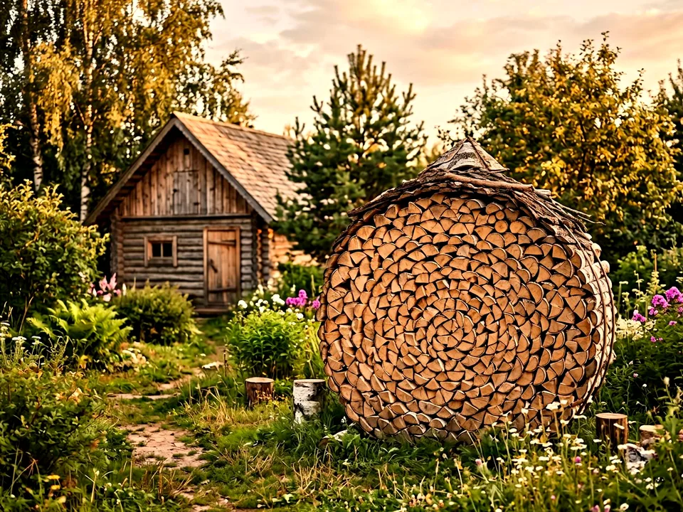 Дуб + укладка в дровник, Междуреченск, улица Заречная, 34